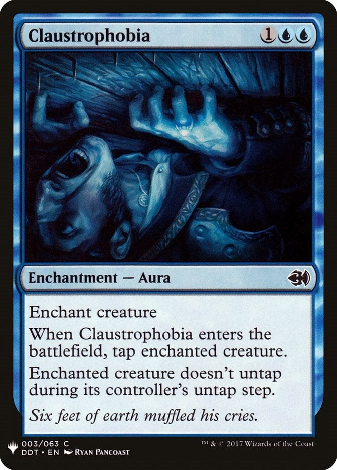 Image for Claustrophobia (3) [The List Reprints]
