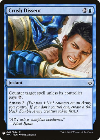 Image for Crush Dissent (47) [The List Reprints]