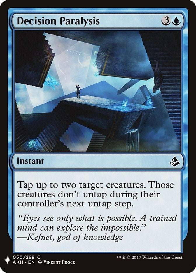 Image for Decision Paralysis (50) [The List Reprints]