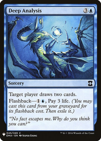 Image for Deep Analysis (45) [The List Reprints]