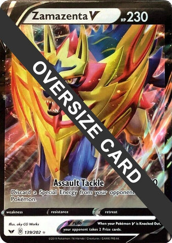 Image for Zamazenta V (139/202) [Jumbo Cards]