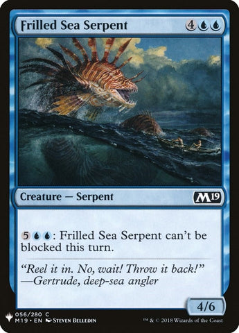 Image for Frilled Sea Serpent (56) [The List Reprints]
