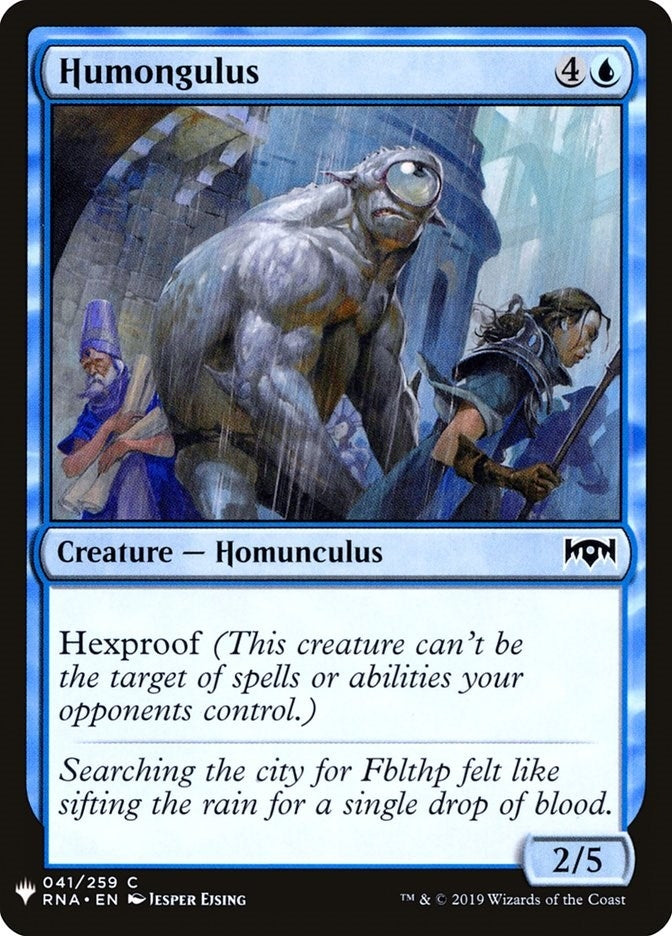 Image for Humongulus (41) [The List Reprints]