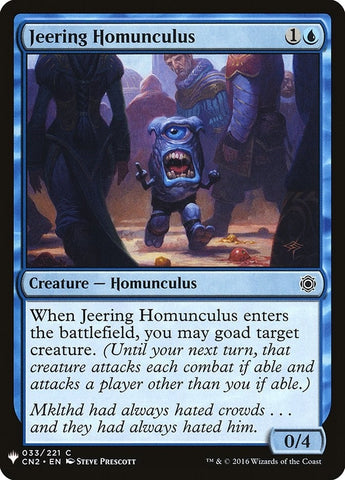 Image for Jeering Homunculus (33) [The List Reprints]