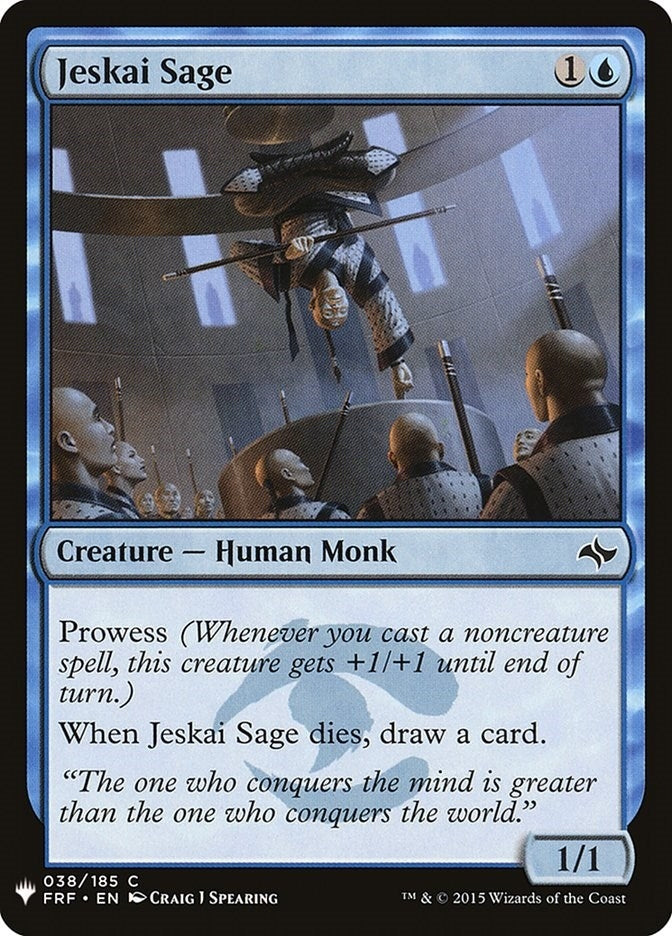 Image for Jeskai Sage (38) [The List Reprints]