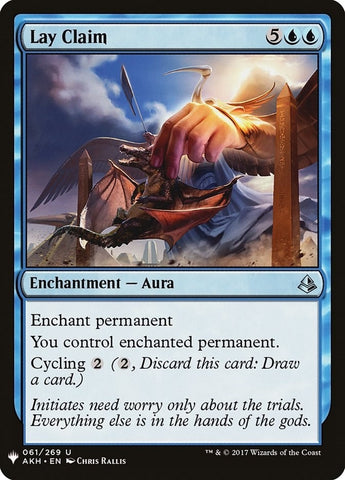 Image for Lay Claim (61) [The List Reprints]