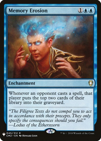 Image for Memory Erosion (45) [The List Reprints]