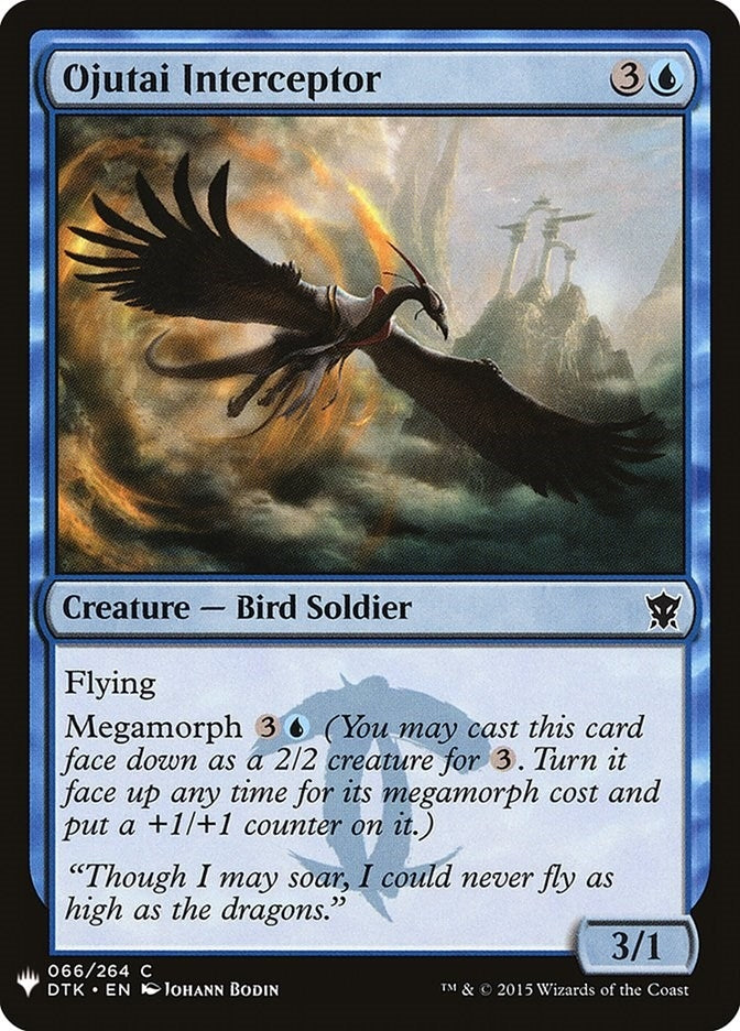 Image for Ojutai Interceptor (66) [The List Reprints]