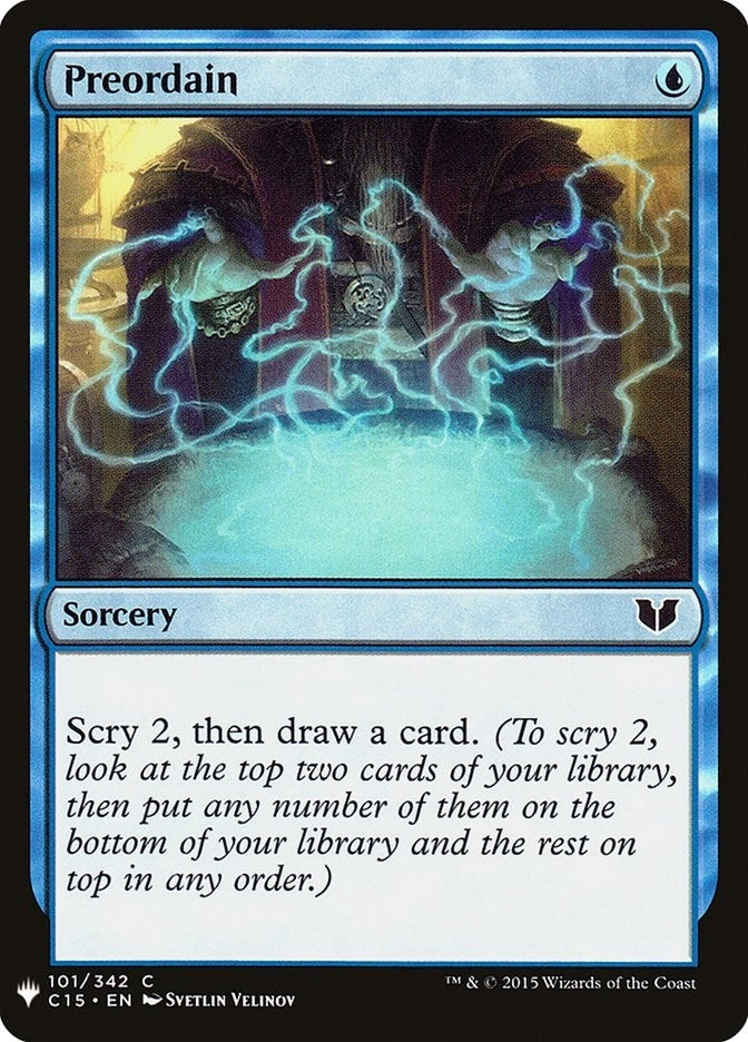 Image for Preordain (C15) (101) [The List Reprints]
