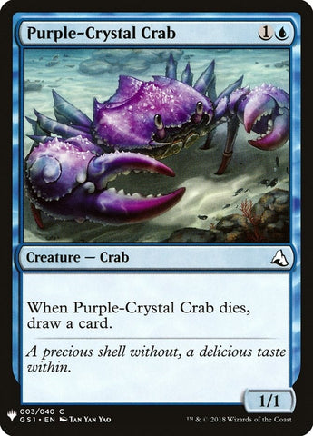 Image for Purple-Crystal Crab (3) [The List Reprints]