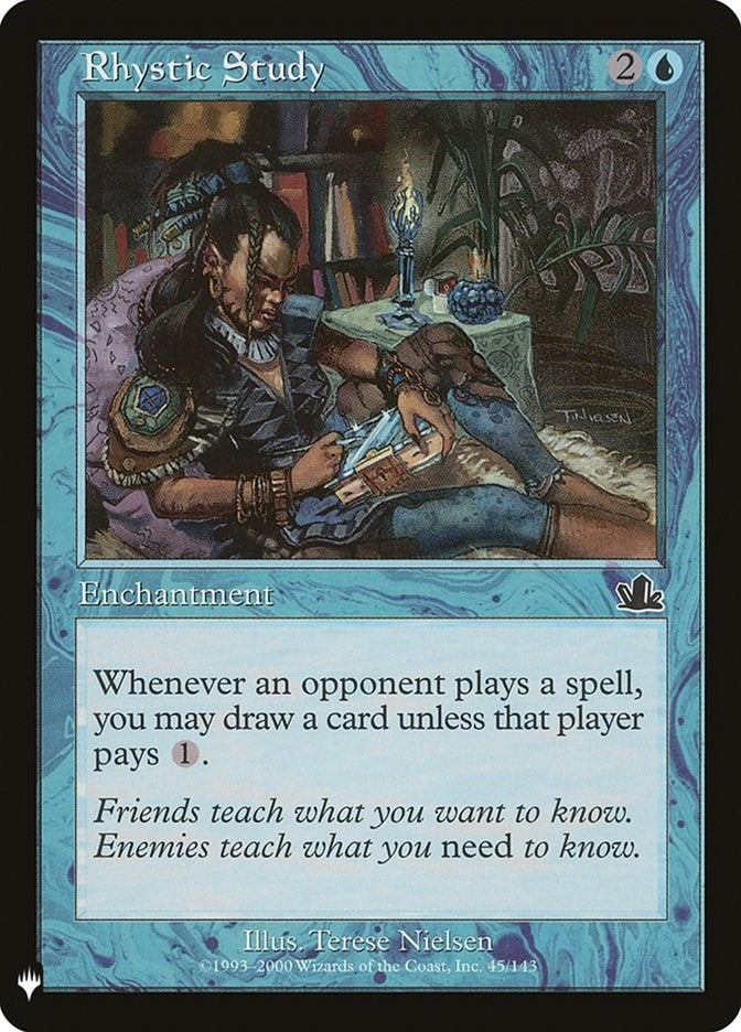 Image for Rhystic Study (45) [The List Reprints]