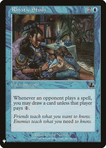Image for Rhystic Study (45) [The List Reprints]