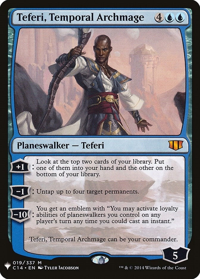 Image for Teferi, Temporal Archmage (19) [The List Reprints]