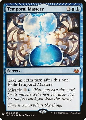 Image for Temporal Mastery (54) [The List Reprints]