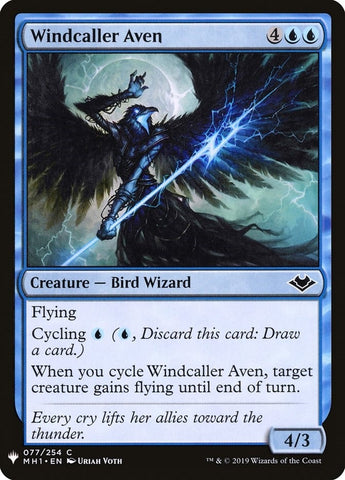Image for Windcaller Aven (77) [The List Reprints]