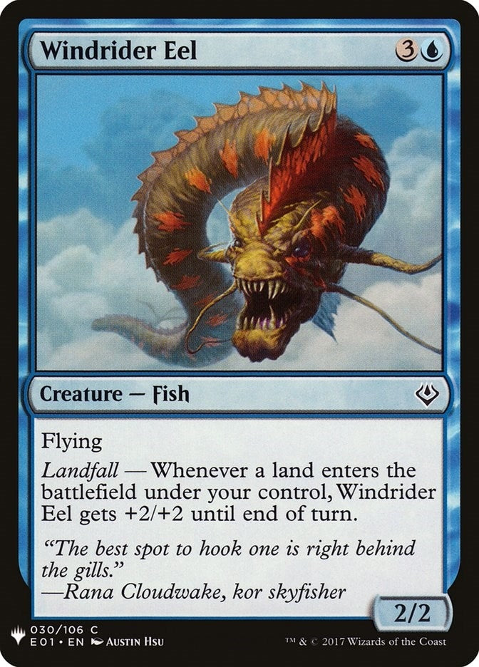 Image for Windrider Eel (30) [The List Reprints]