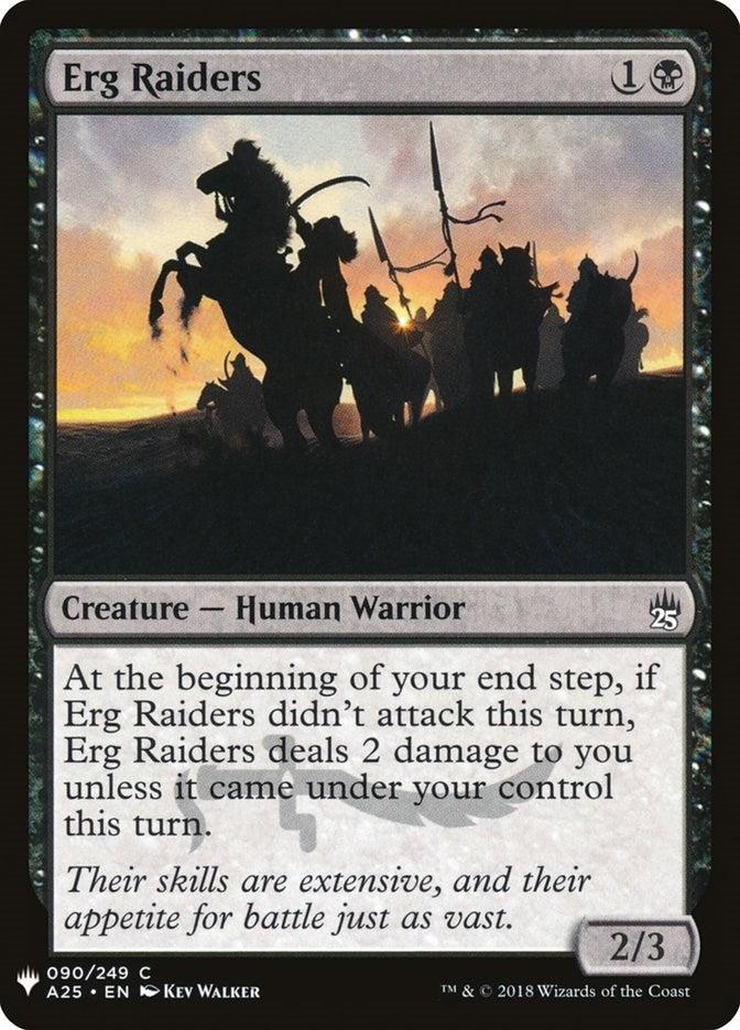 Image for Erg Raiders (90) [The List Reprints]