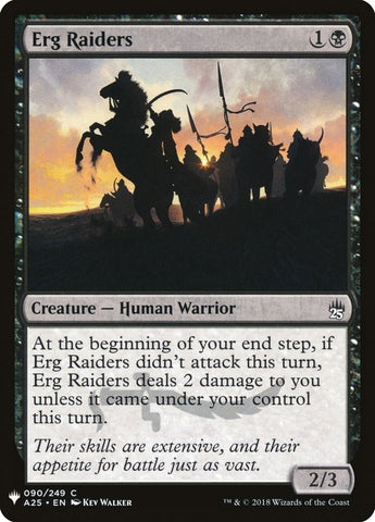 Image for Erg Raiders (90) [The List Reprints]