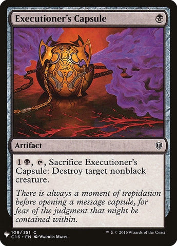 Image for Executioner's Capsule (109) [The List Reprints]