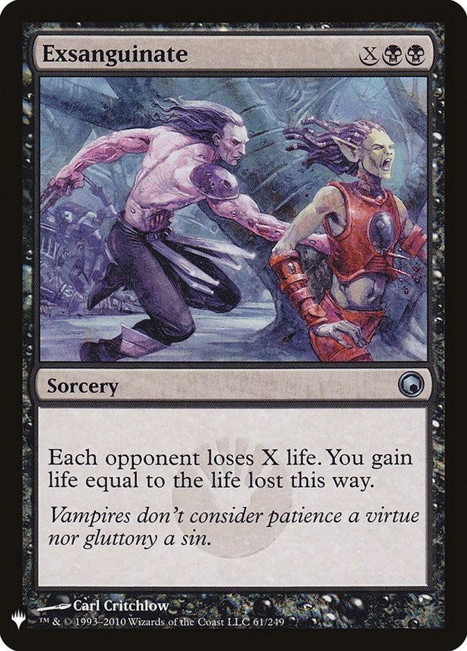 Image for Exsanguinate (61) [The List Reprints]