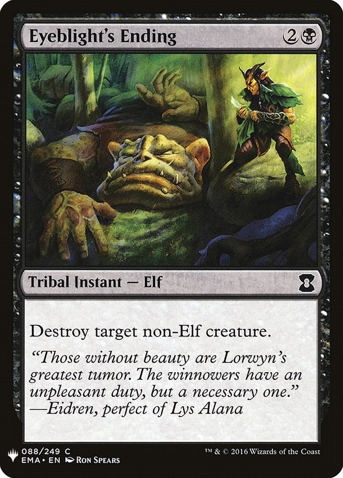 Image for Eyeblight's Ending (88) [The List Reprints]