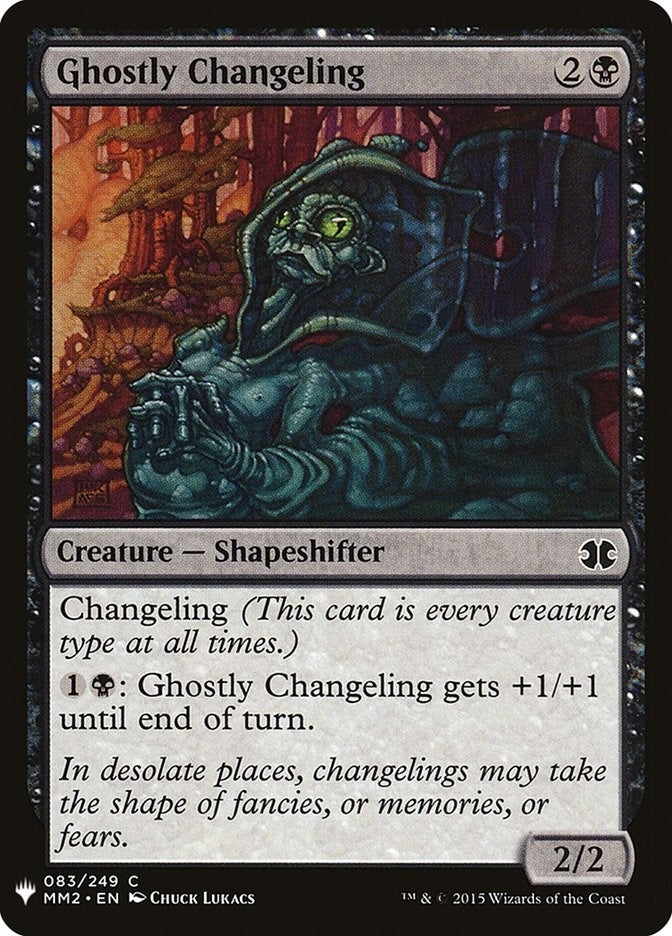 Image for Ghostly Changeling (83) [The List Reprints]