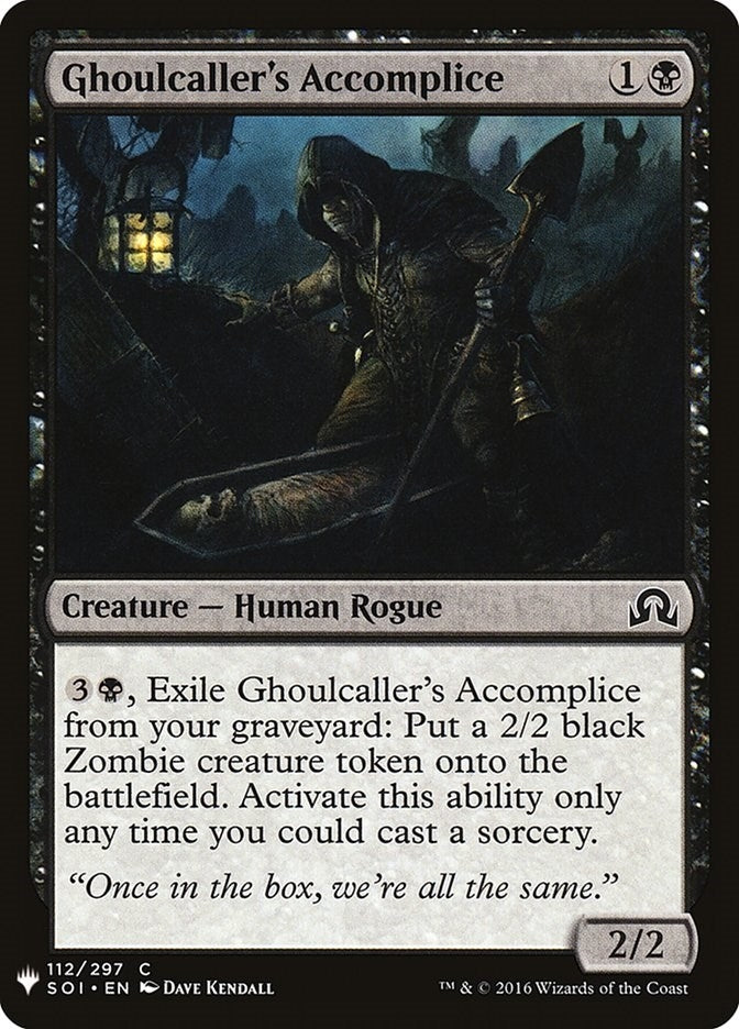 Image for Ghoulcaller's Accomplice (112) [The List Reprints]