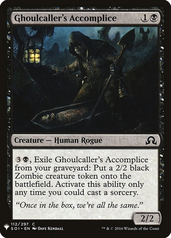 Image for Ghoulcaller's Accomplice (112) [The List Reprints]