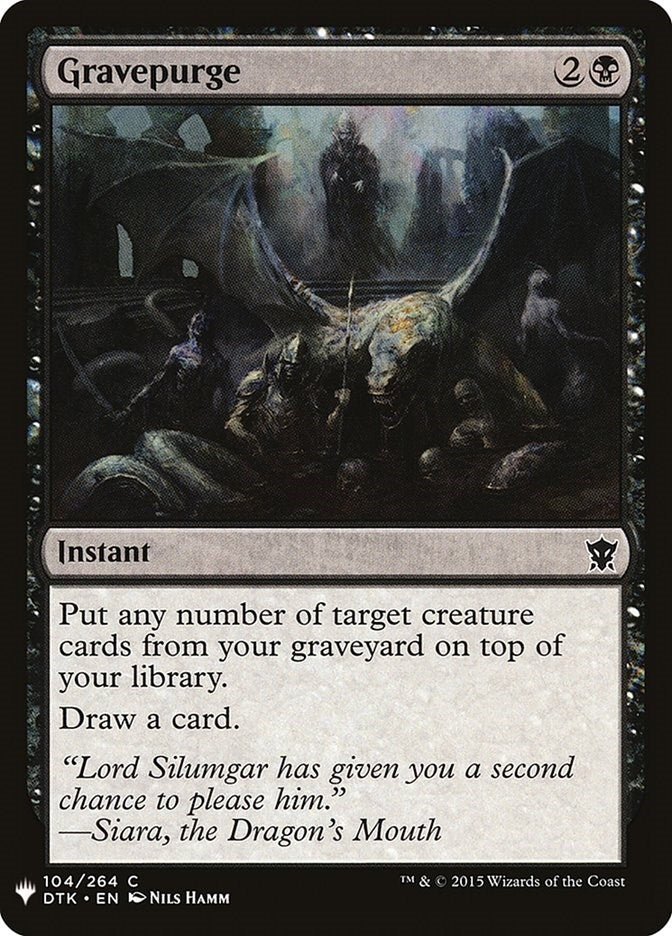 Image for Gravepurge (104) [The List Reprints]