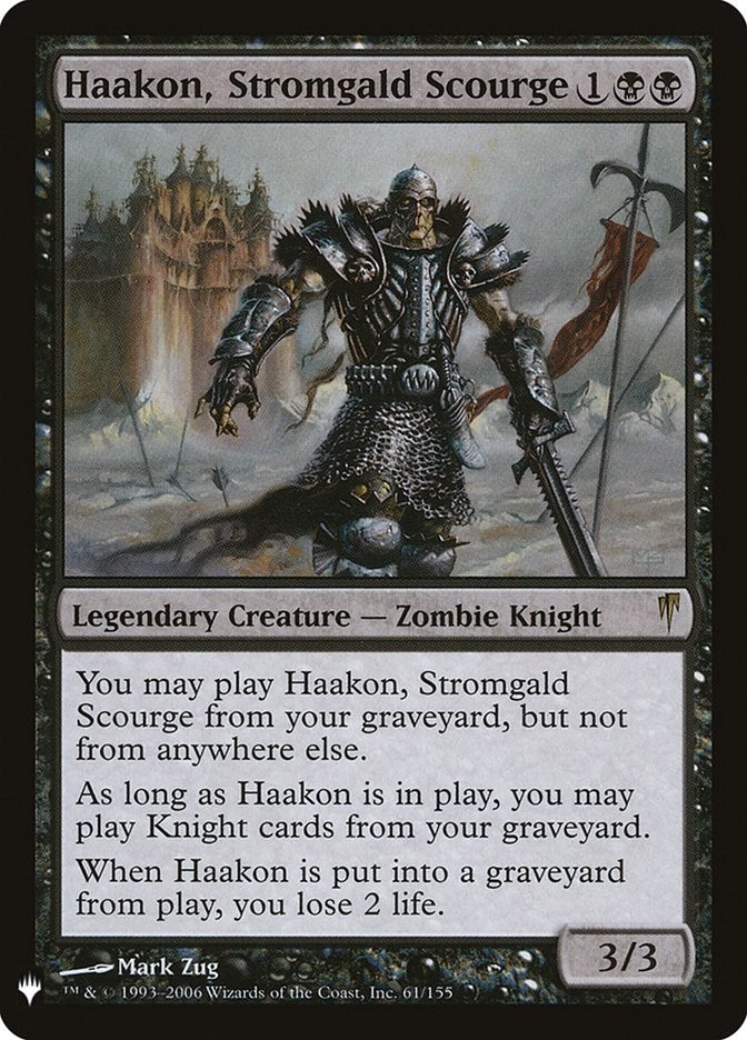 Image for Haakon, Stromgald Scourge (61) [The List Reprints]