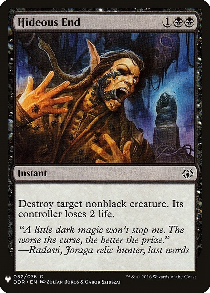 Image for Hideous End (52) [The List Reprints]