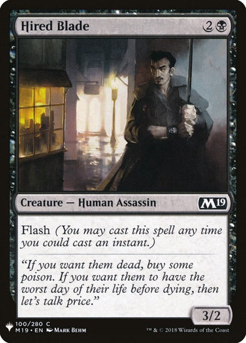 Image for Hired Blade (100) [The List Reprints]