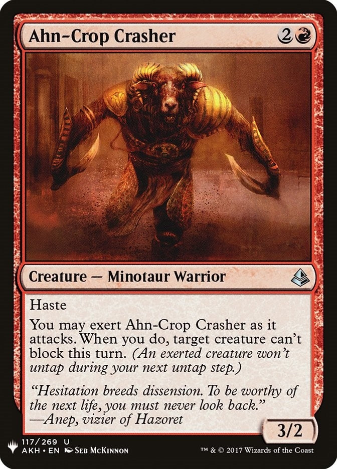Image for Ahn-Crop Crasher (117) [The List Reprints]