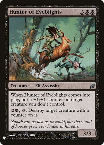 Image for Hunter of Eyeblights (119) [The List Reprints]