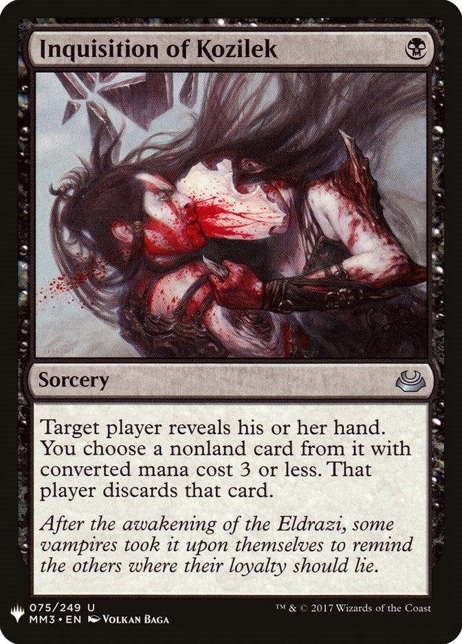 Image for Inquisition of Kozilek (75) [The List Reprints]