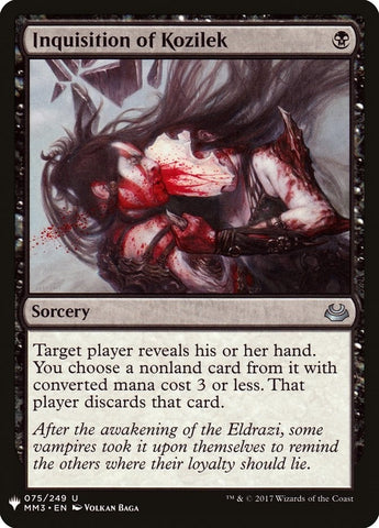 Image for Inquisition of Kozilek (75) [The List Reprints]