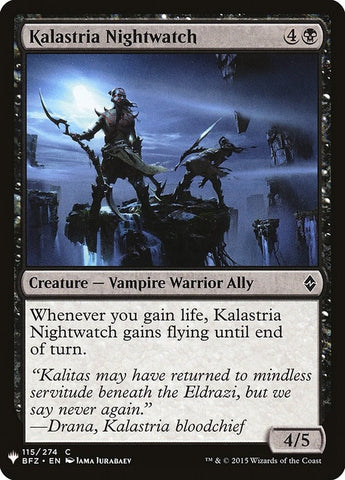 Image for Kalastria Nightwatch (115) [The List Reprints]