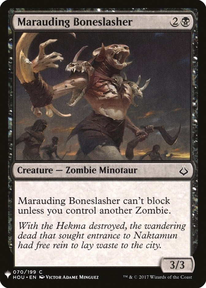 Image for Marauding Boneslasher (70) [The List Reprints]