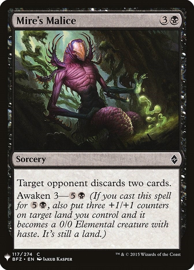Image for Mire's Malice (117) [The List Reprints]