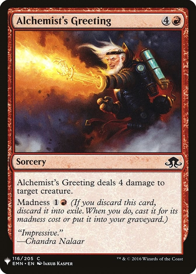 Image for Alchemist's Greeting (116) [The List Reprints]