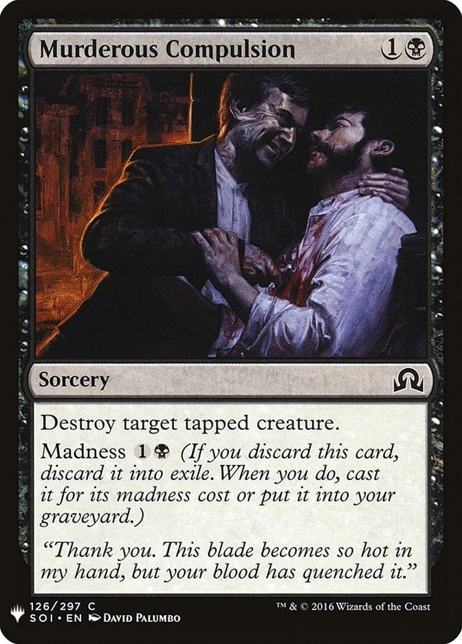 Image for Murderous Compulsion (126) [The List Reprints]