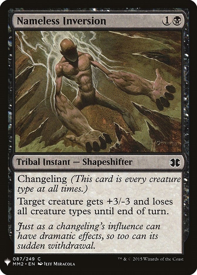 Image for Nameless Inversion (87) [The List Reprints]