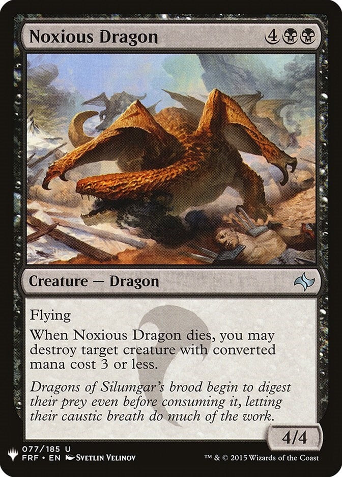 Image for Noxious Dragon (77) [The List Reprints]