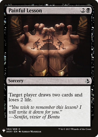 Image for Painful Lesson (AKH) (102) [The List Reprints]