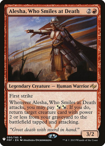 Image for Alesha, Who Smiles at Death (90) [The List Reprints]
