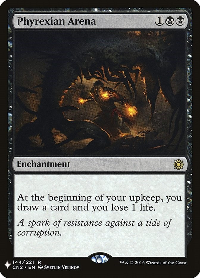 Image for Phyrexian Arena (144) [The List Reprints]