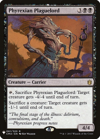Image for Phyrexian Plaguelord (61) [The List Reprints]