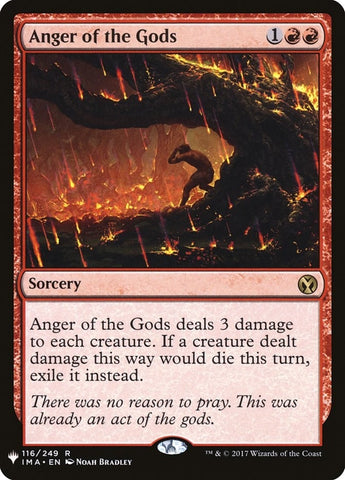 Image for Anger of the Gods (116) [The List Reprints]