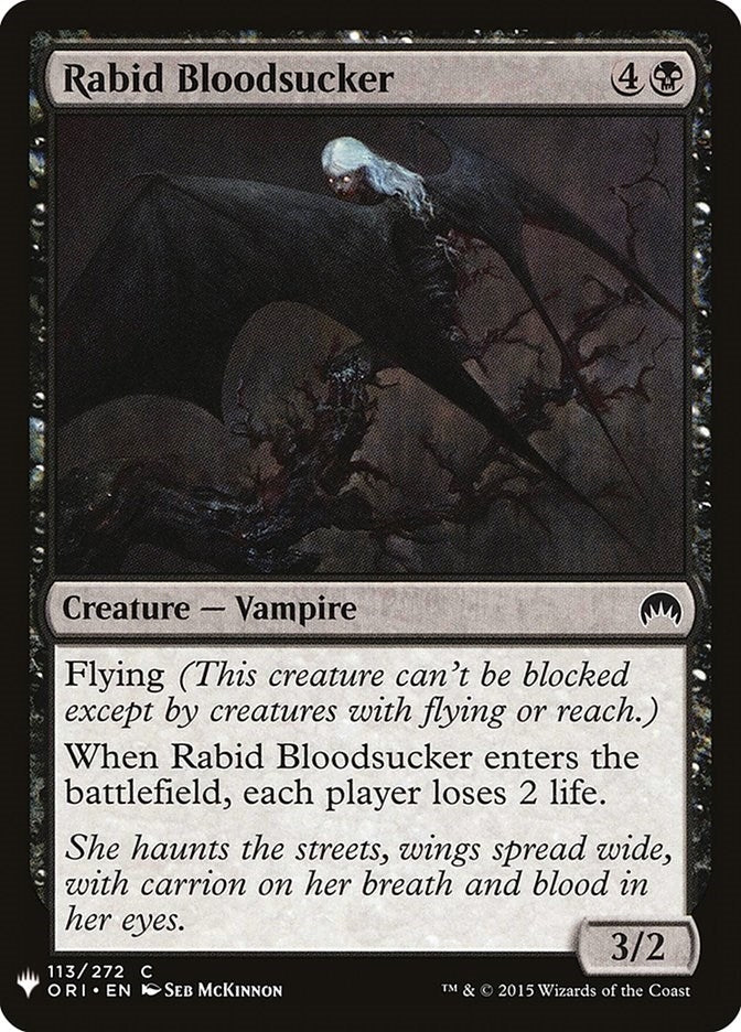 Image for Rabid Bloodsucker (113) [The List Reprints]