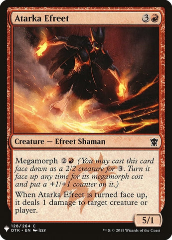 Image for Atarka Efreet (128) [The List Reprints]